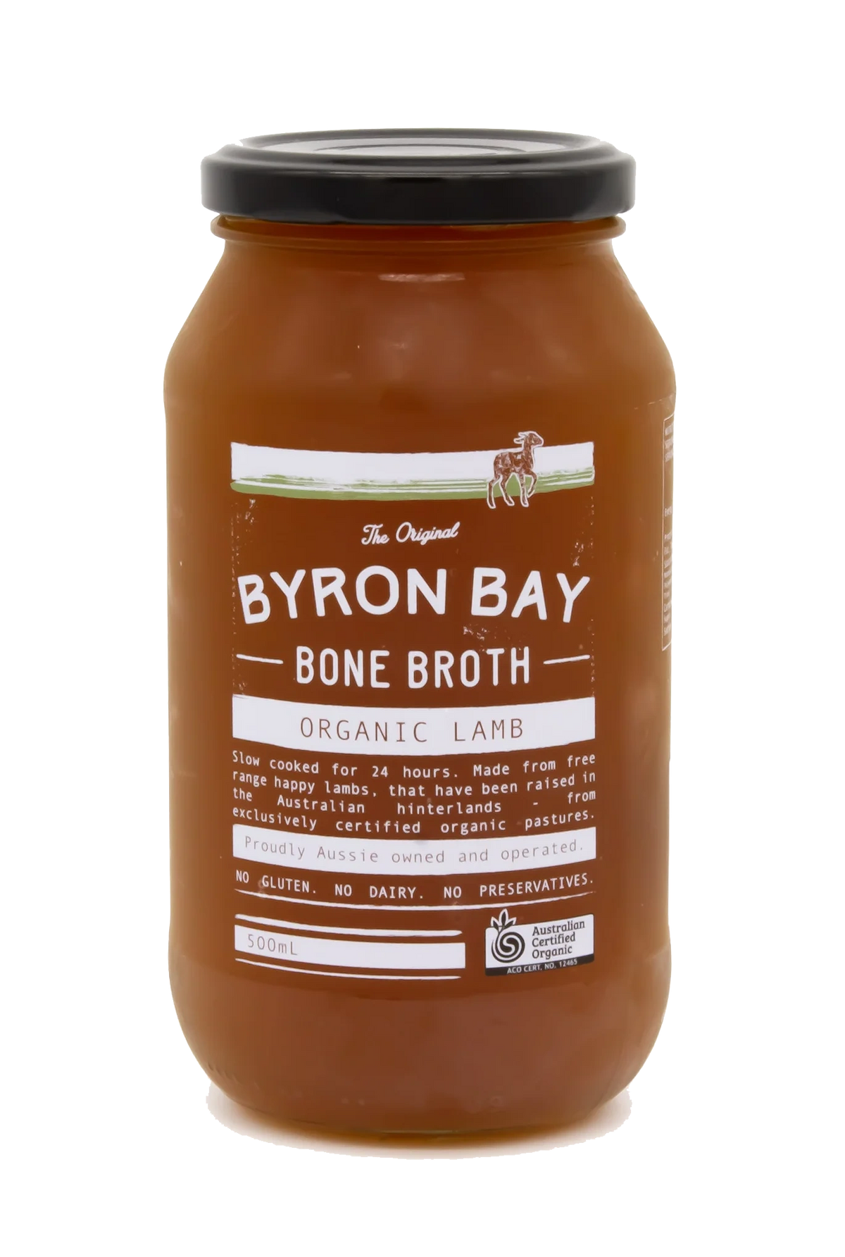 Organic Lamb Bone Broth - 500ml Jar