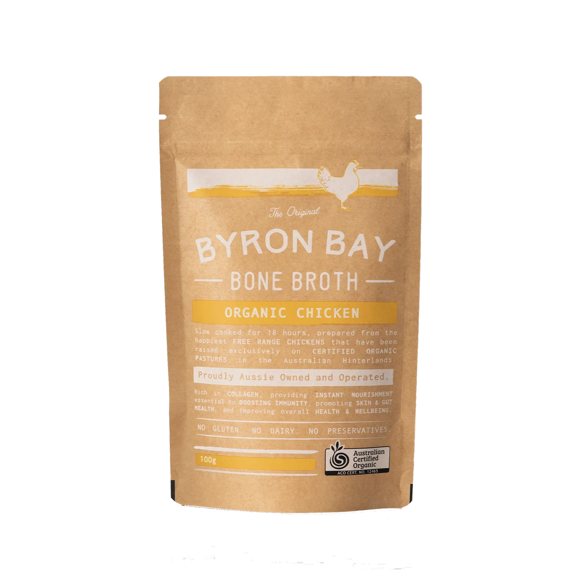 Organic Chicken Bone Broth Powder - 100g